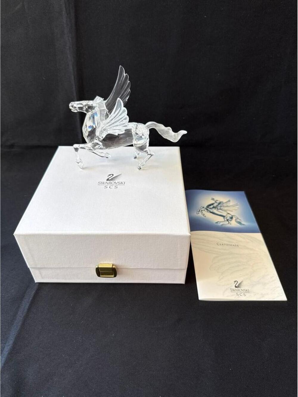 Swarovski SCS 1998 Pegasus Figurine 216327 w Original Box & COA